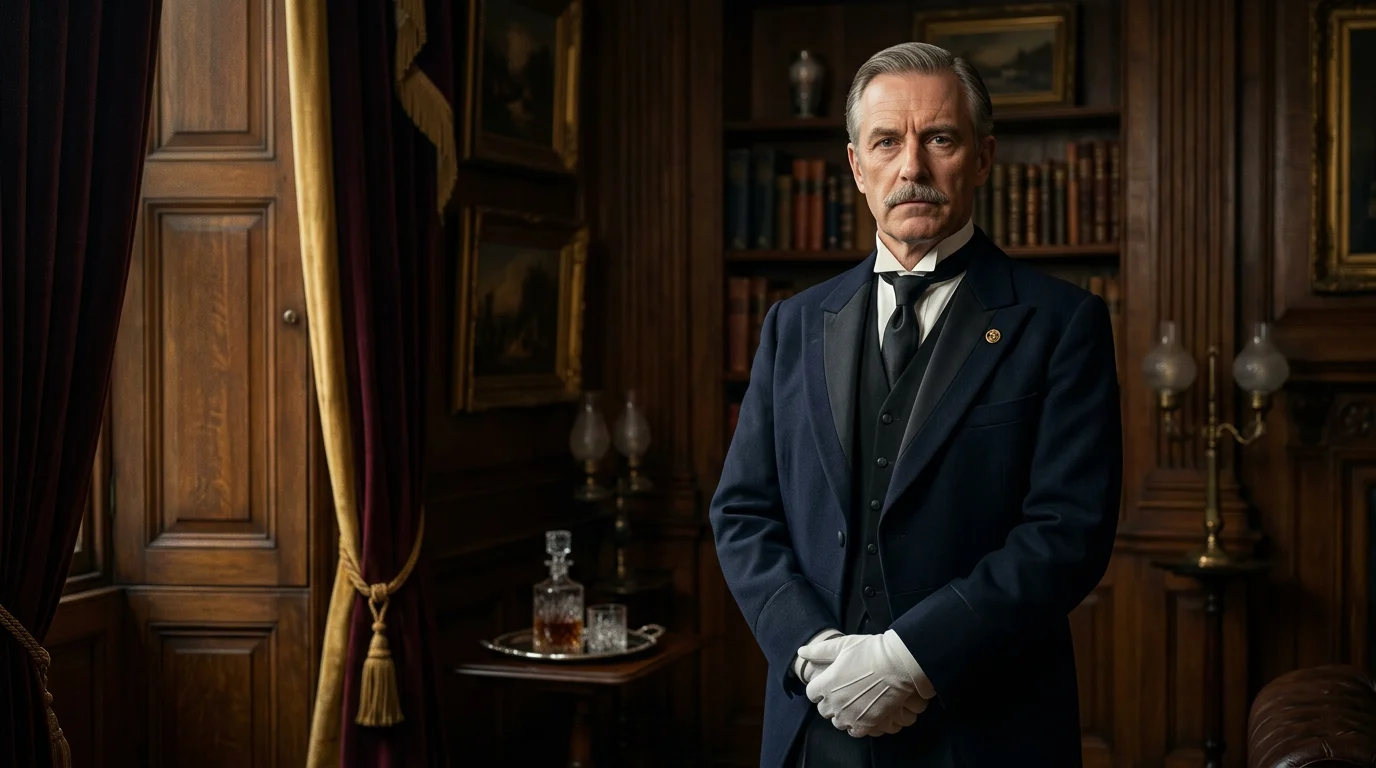 Reginald, the club butler